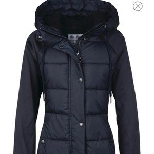 Womens Barbour Kennard Quilted Long Hooded Coat- NEW